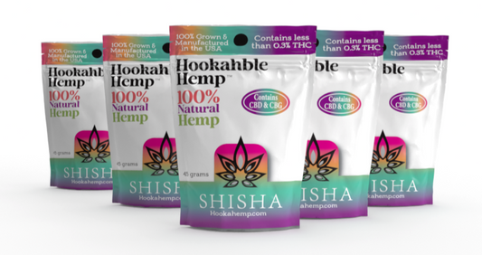 Hookahble Hemp Shisha, 45 gram pouch,